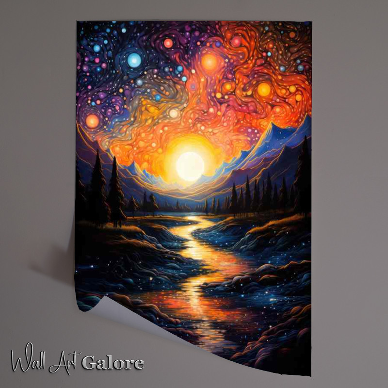 Buy Unframed Poster : (Floating Sky Islands Odyssey)