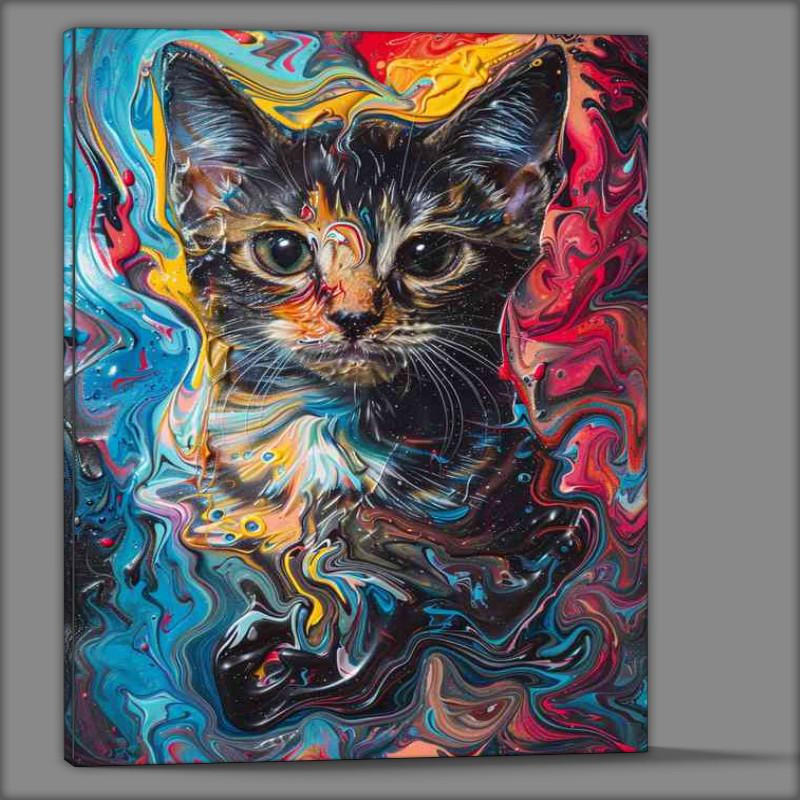 Buy Canvas : (The Liquid Kitty Cat)