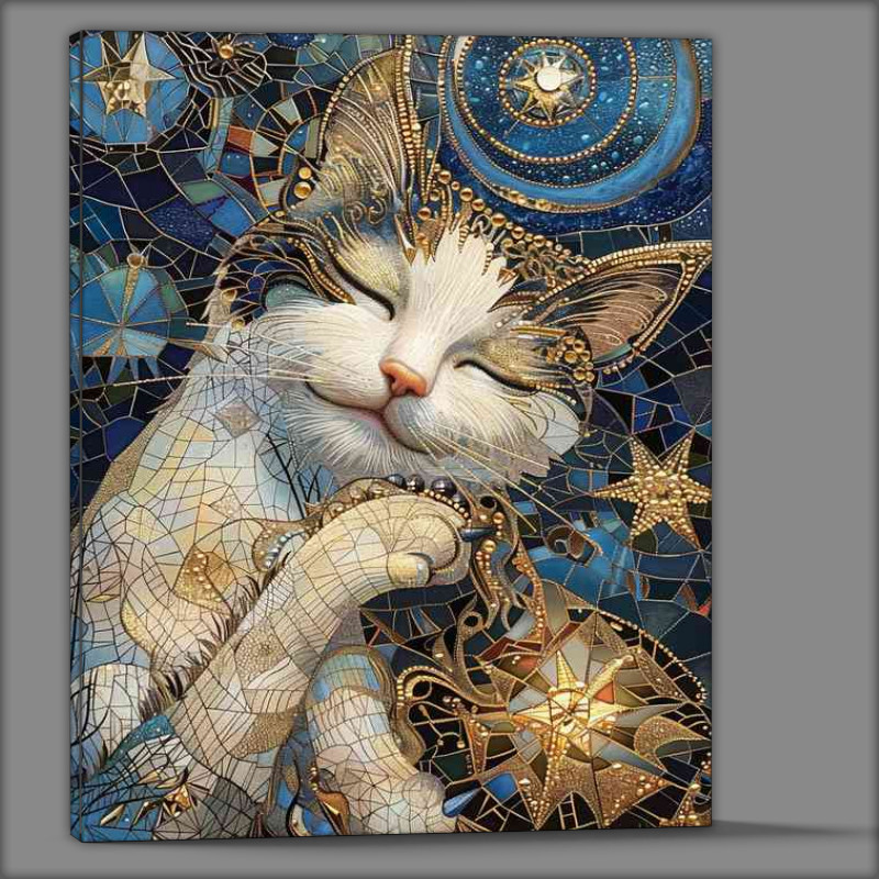 Buy Canvas : (The Sleeping cat)