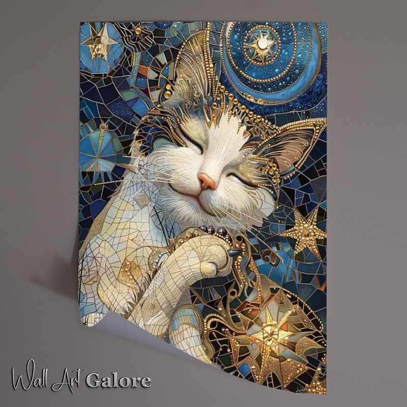 Buy Unframed Poster : (The Sleeping cat)