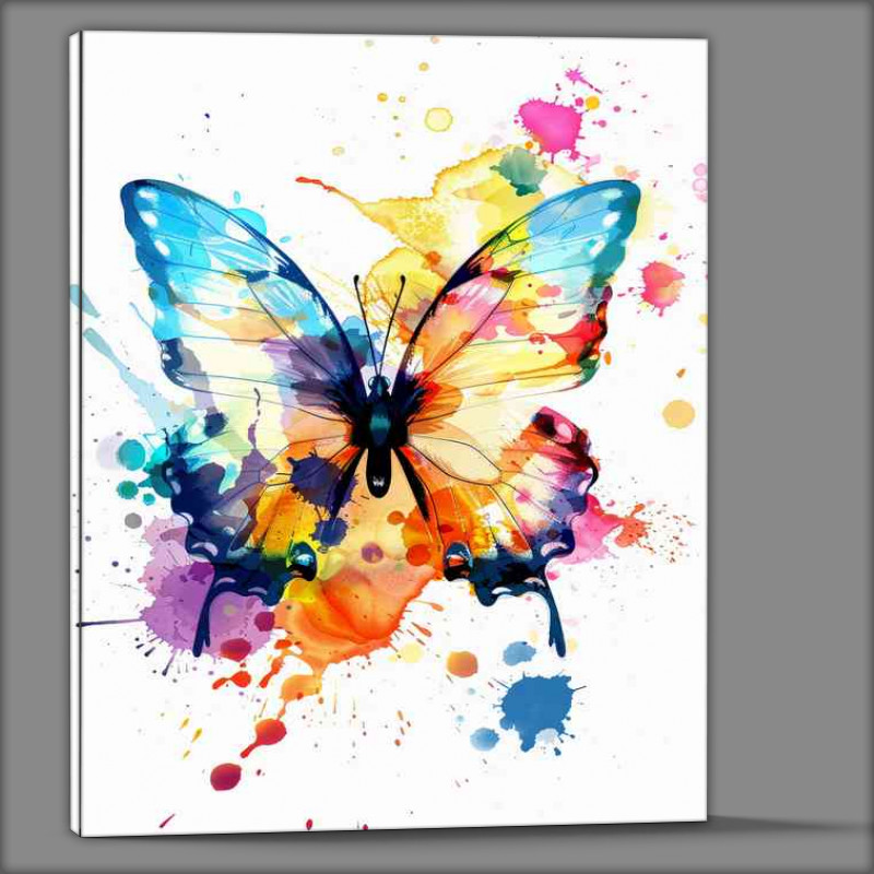 Buy Canvas : (A wonderful butterfly multi coloured)
