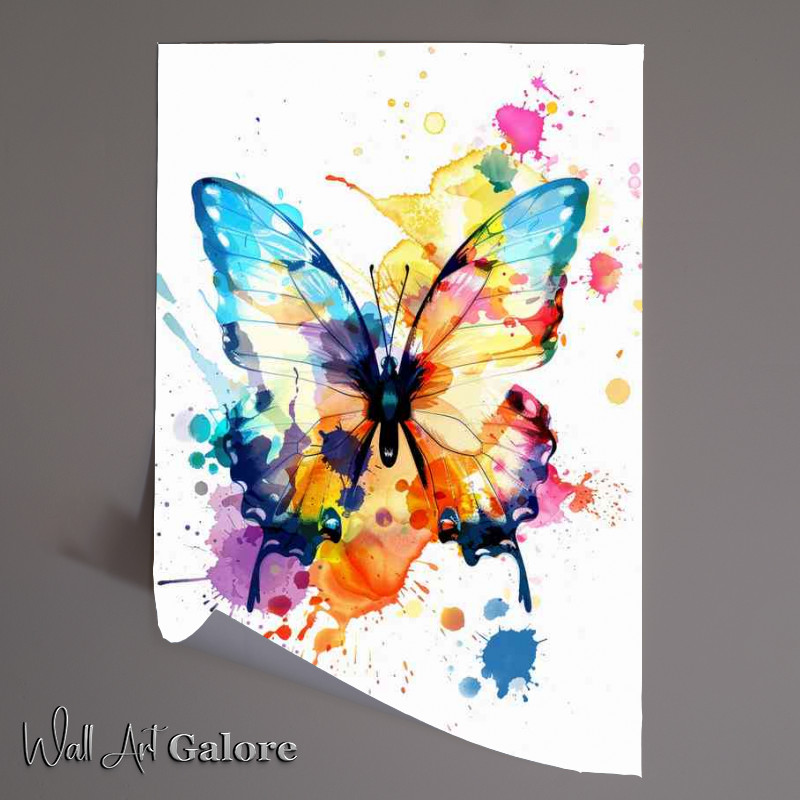 Buy Unframed Poster : (A wonderful butterfly multi coloured)
