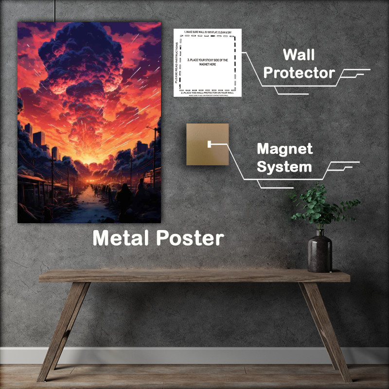 Buy Metal Poster : (Landscapes Lit from Within)