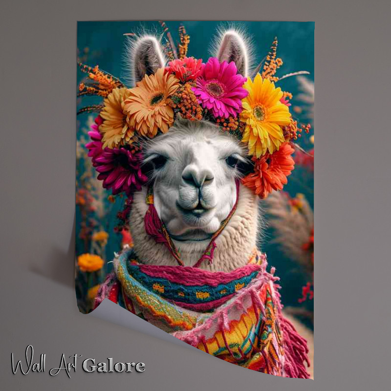 Buy Unframed Poster : (Llama dressed for a night out)