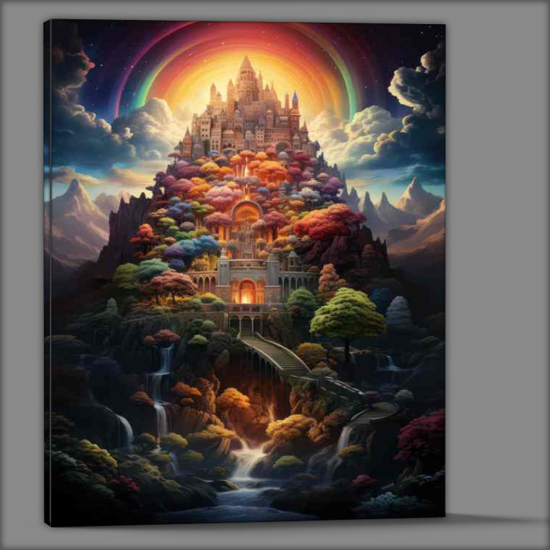 Buy Canvas : (Luminescent Lantern Forest)