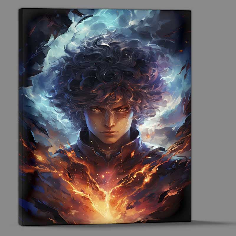 Buy Canvas : (Yuuya Tenjou exploding fire ball)