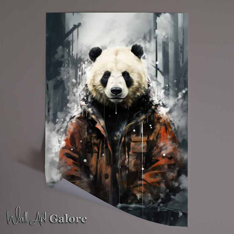 Buy Unframed Poster : (The Panda styling his coat)
