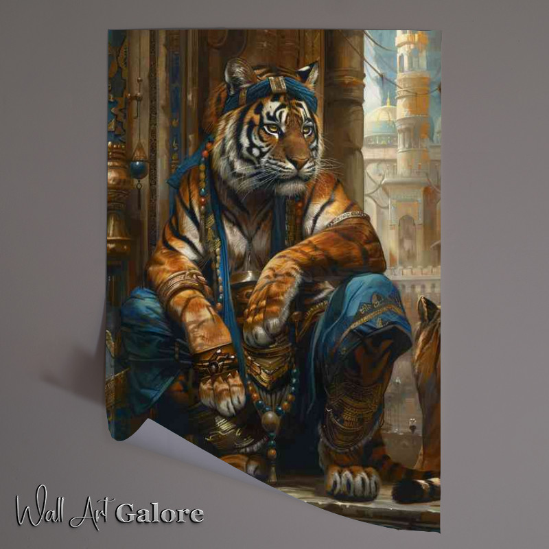 Buy Unframed Poster : (The Tiger in a crouch postion)