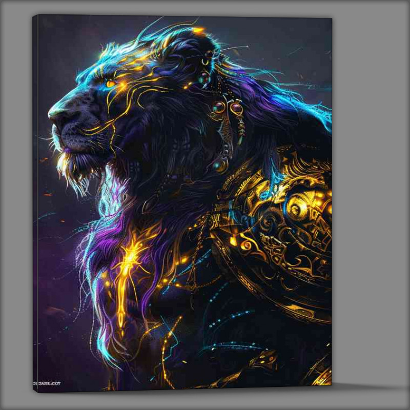 Buy Canvas : (Warrior Tiger with his amour on)