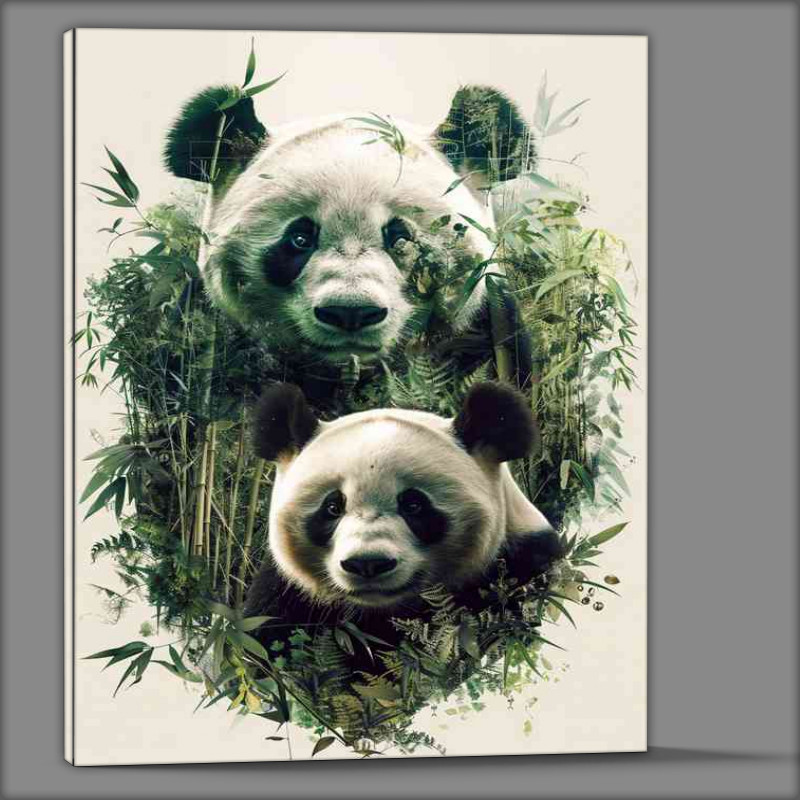 Buy Canvas : (A pair of Pandas)