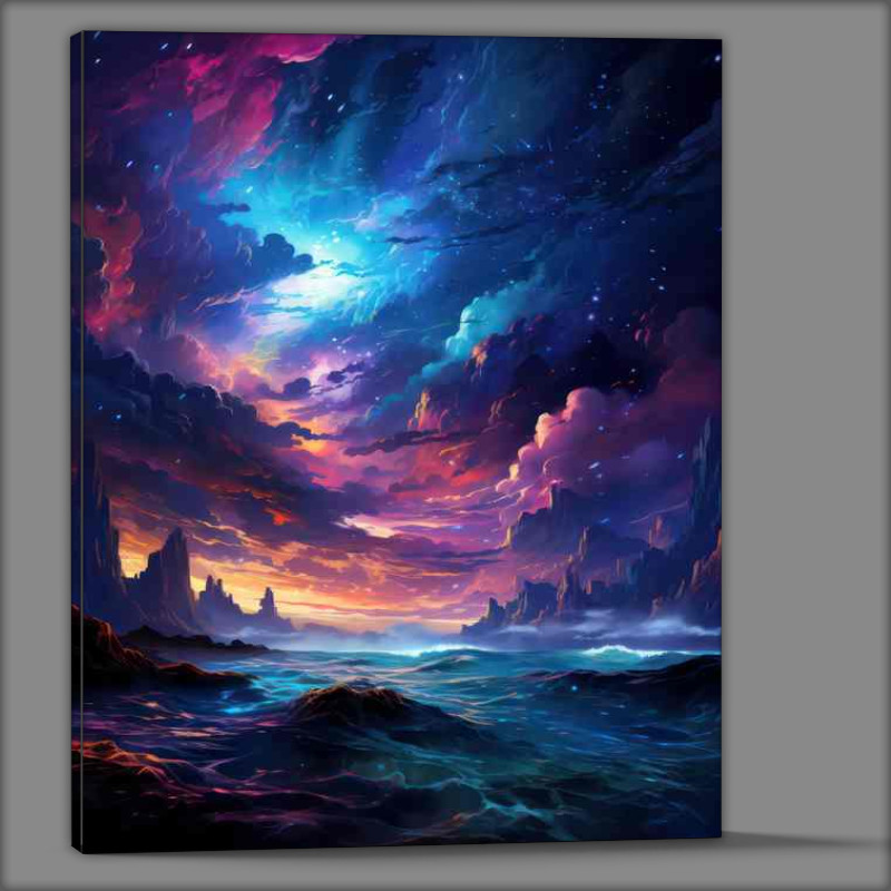 Buy Canvas : (Mysterious Luminescent skies)
