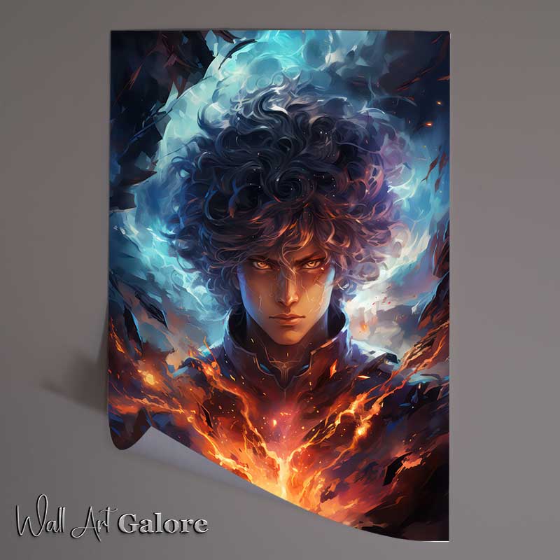 Buy Unframed Poster : (Yuuya Tenjou exploding fire ball)