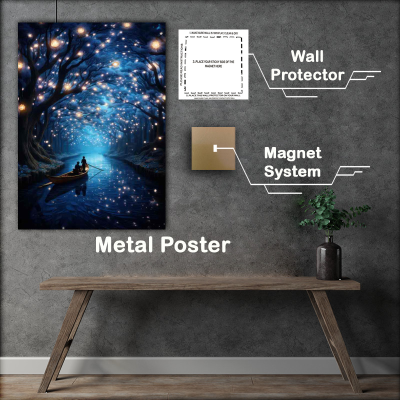 Buy Metal Poster : (Nightshades Nebulous Nexus)