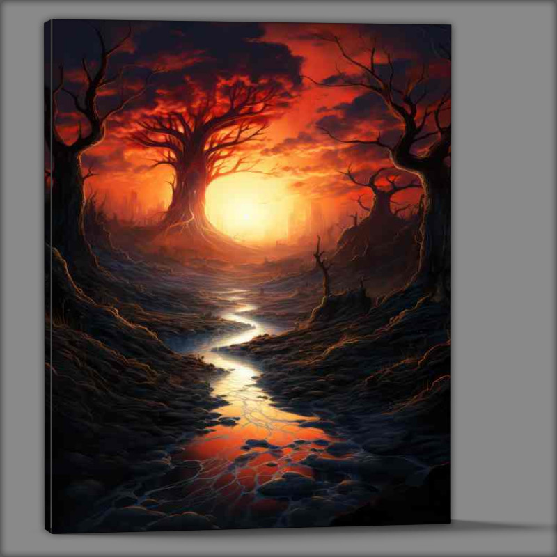 Buy Canvas : (Nymph’s Nook Hidden Forest Glades)