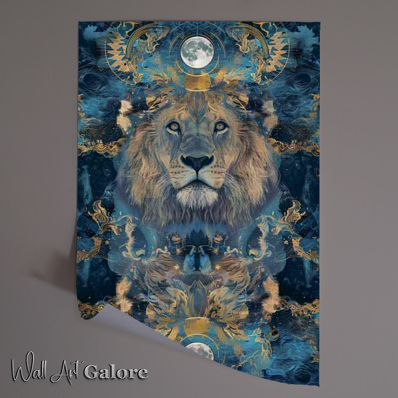 Buy Unframed Poster : (Dreamy Painted Lion)