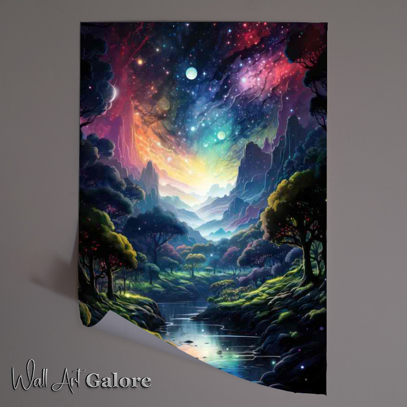 Buy Unframed Poster : (Oracles Outlook Visions of Mystic Terrain)