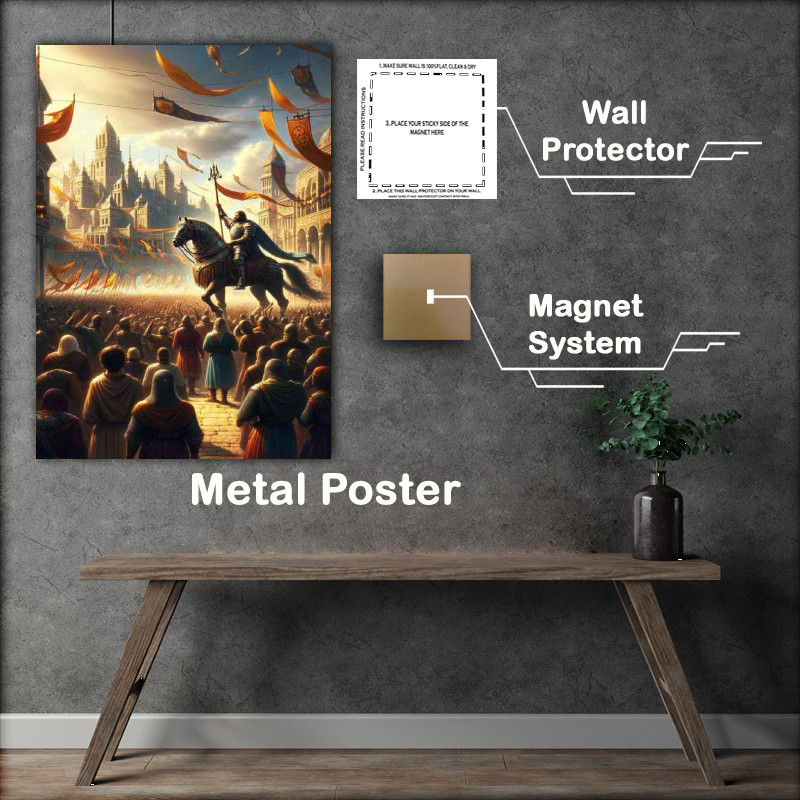 Buy Metal Poster : (Heros return to his ancient city)