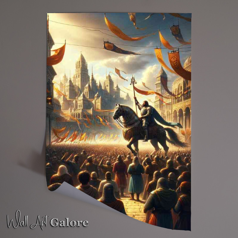 Buy Unframed Poster : (Heros return to his ancient city)