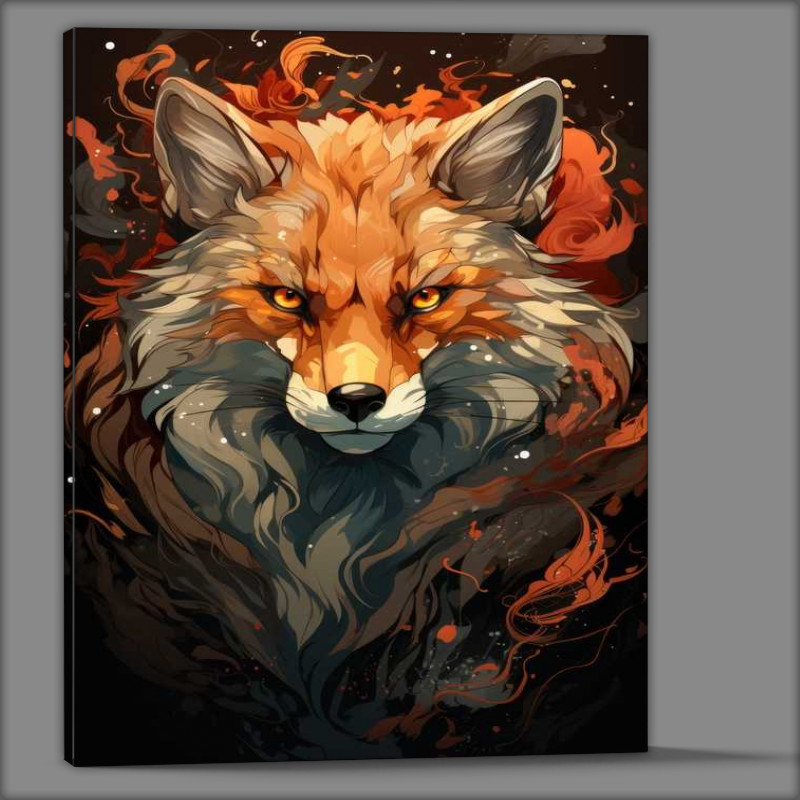Buy Canvas : (Mr fantastic fox face)