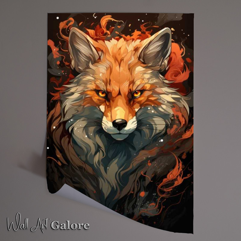 Buy Unframed Poster : (Mr fantastic fox face)