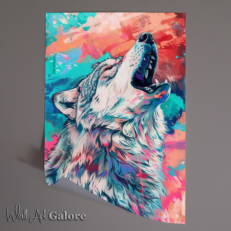 Buy Unframed Poster : (The Howling Wolf)