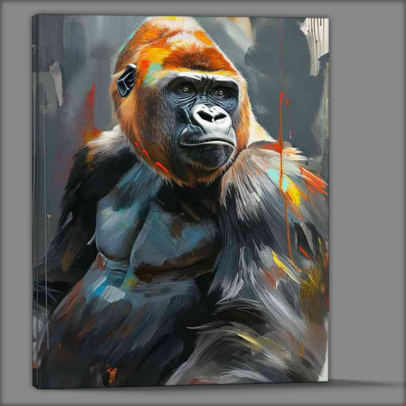 Buy Canvas : (The Painted Gorrilla)