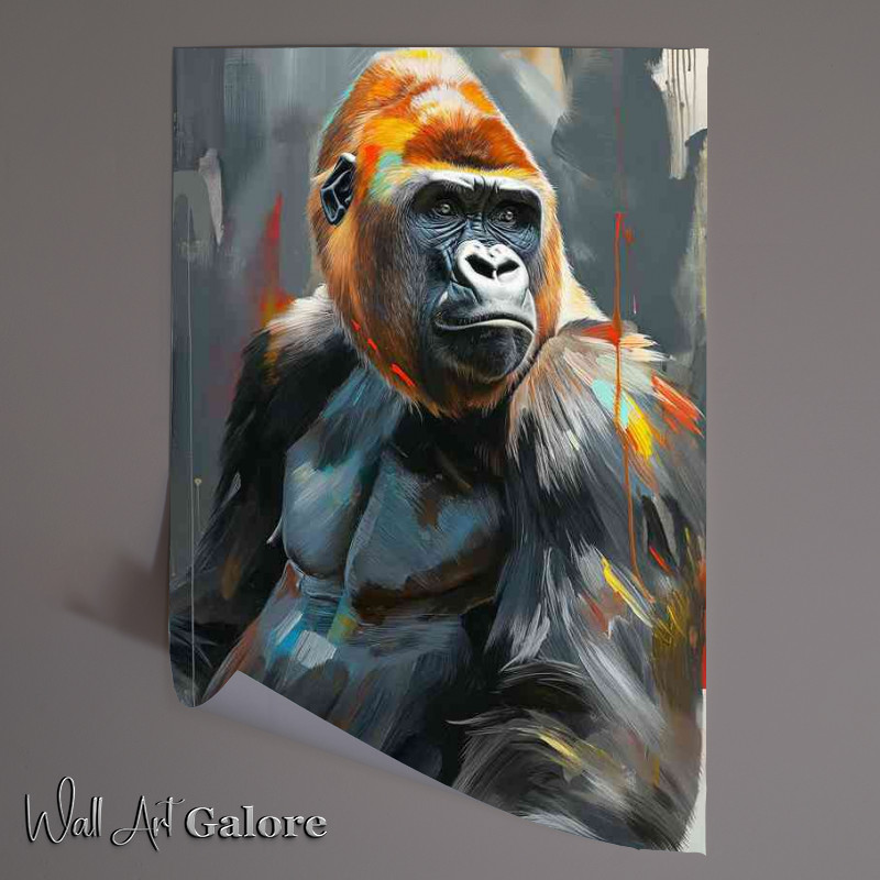 Buy Unframed Poster : (The Painted Gorrilla)