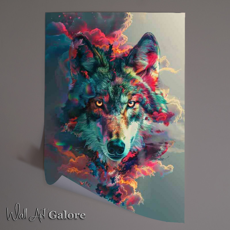 Buy Unframed Poster : (Wolf with big eyes)