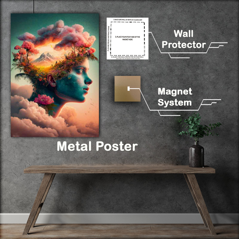 Buy Metal Poster : (Head In the clouds exposure)