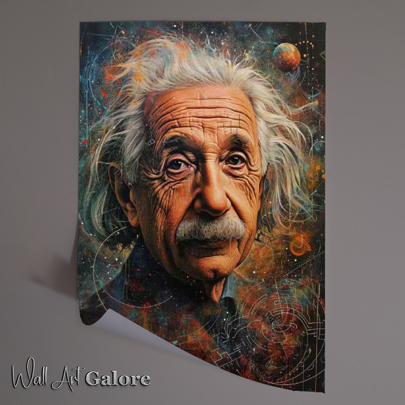 Buy Unframed Poster : (Albert Einstein all the things)