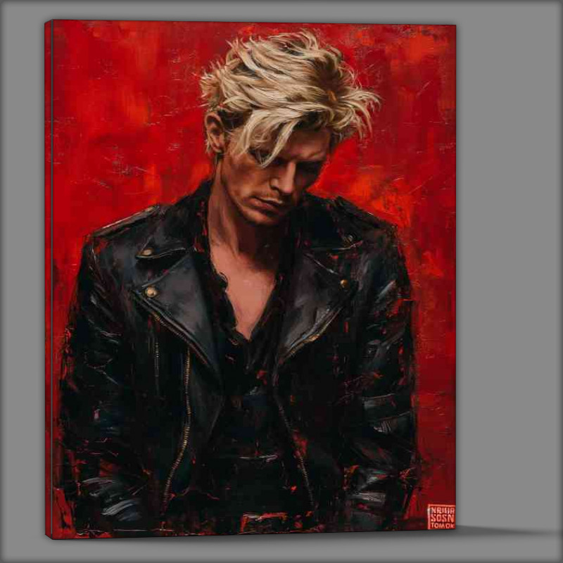 Buy Canvas : (David Bowie style pallet knife painting)