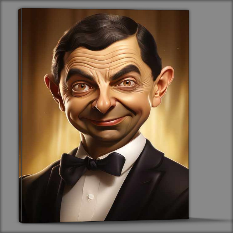 Buy Canvas : (Caricature of Mr Beans Face)