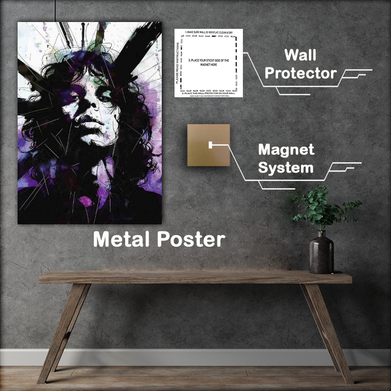 Buy Metal Poster : (Jim Morrison dark fantasy artwork)