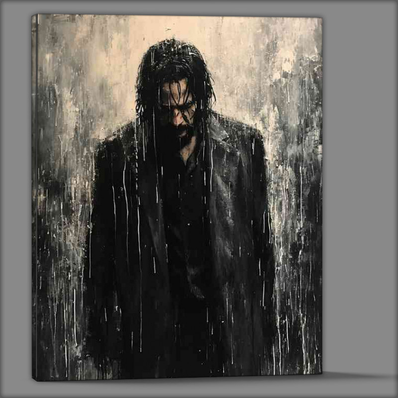 Buy Canvas : (Keanu Reeves pallet knife painting that represents)