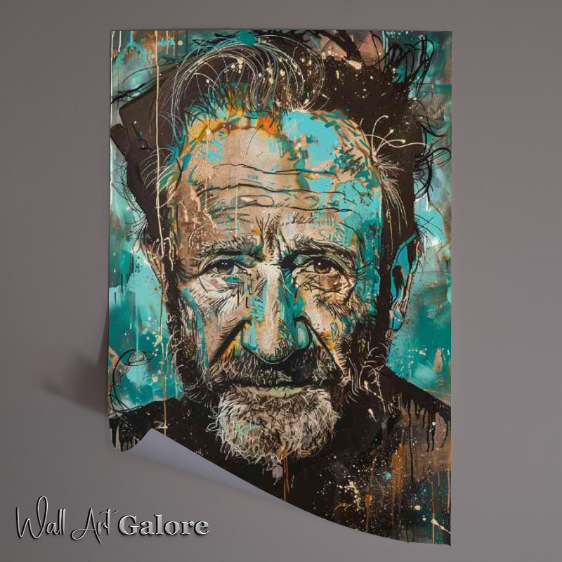 Buy Unframed Poster : (Robin Williams splash art style)