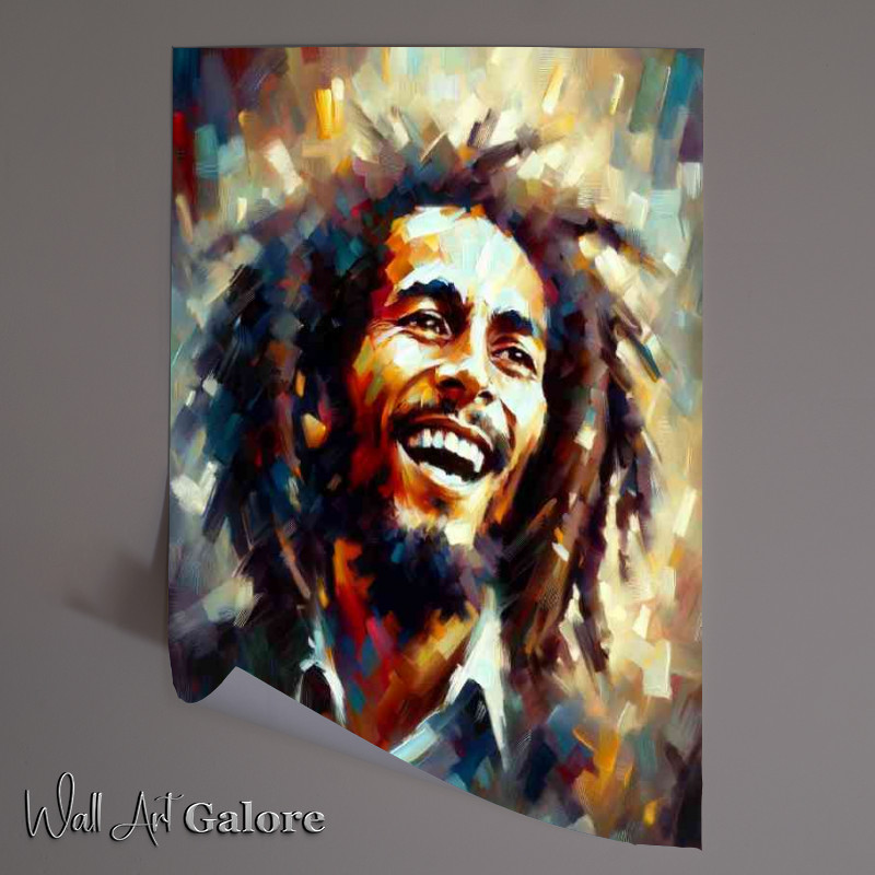 Buy Unframed Poster : (Bob Marley capturing his soulful expression)