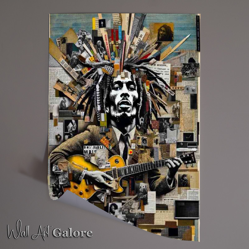 Buy Unframed Poster : (Bob Marley emphasizes absurdity anti art sentiments and a rejection)