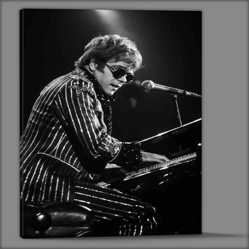 Buy Canvas : (Elton John playing piano)