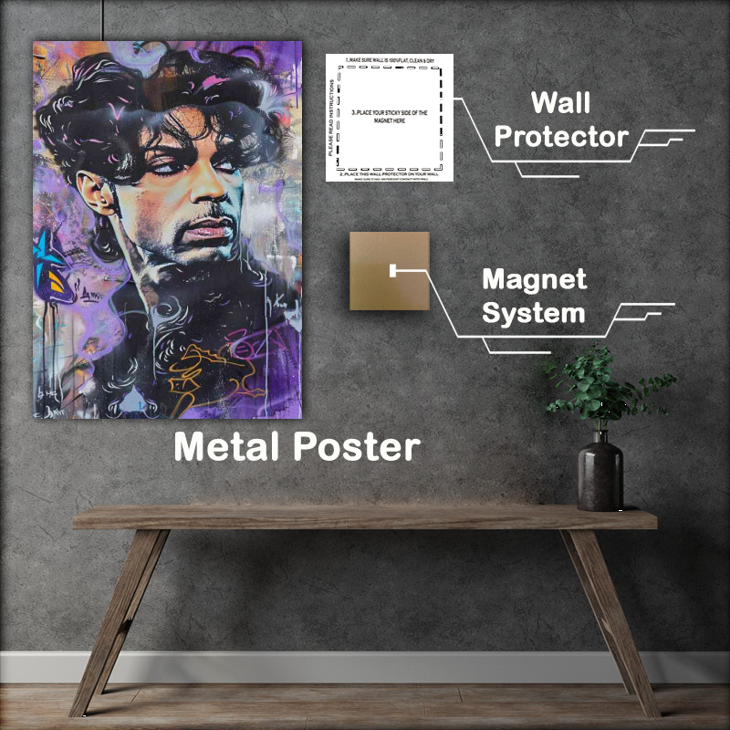 Buy Metal Poster : (Prince edgy and visually Intriguing)