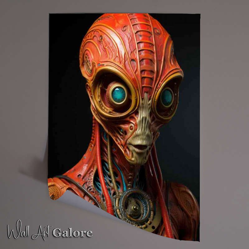 Buy Unframed Poster : (Alien hyper neo red skin)
