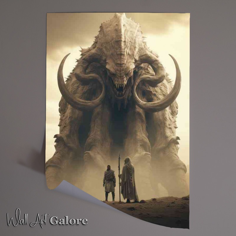 Buy Unframed Poster : (An image of an imposing giant monster)