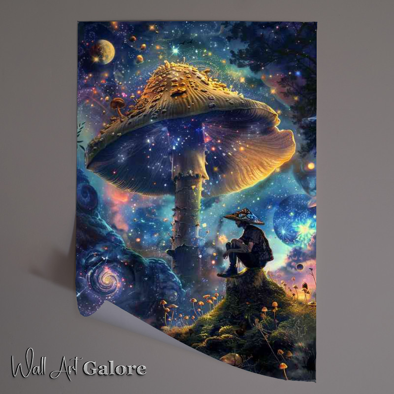 Buy Unframed Poster : (Fantasy mushroom planet)