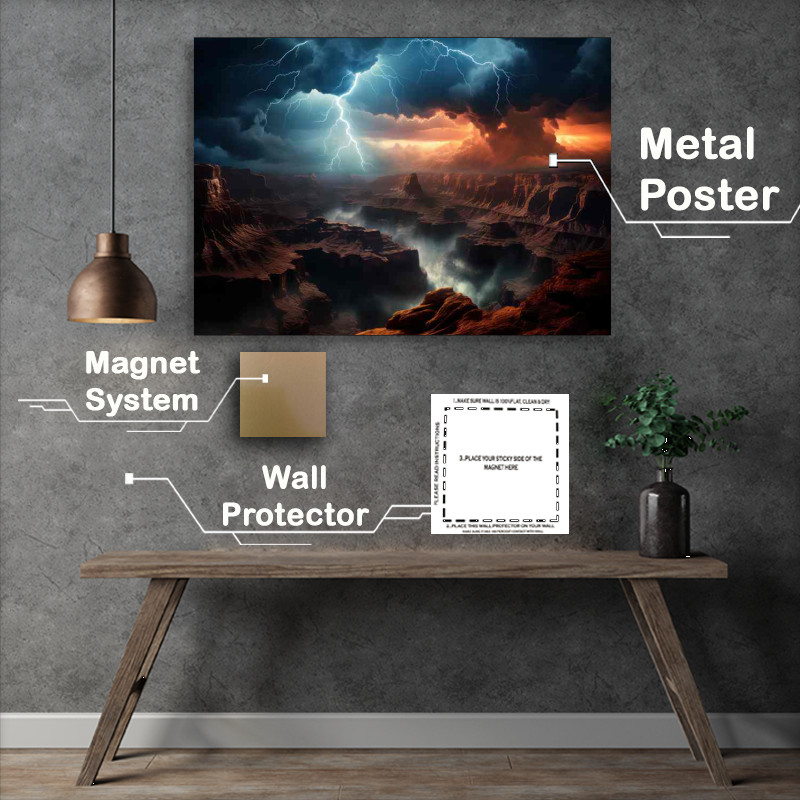 Buy Metal Poster : (Magical Monoliths Legendary Rock Formations)