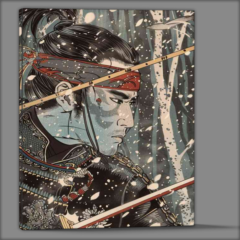 Buy Canvas : (A Japanese an epic samurai in the woodlands)