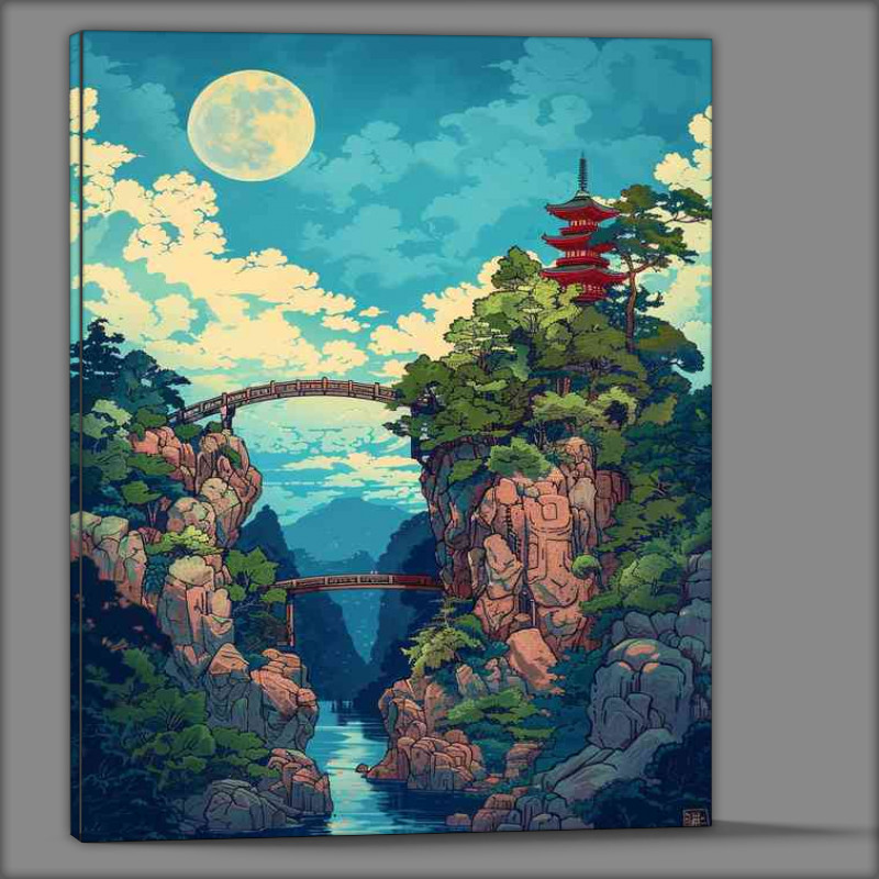 Buy Canvas : (Dojo in the height of the clouds)