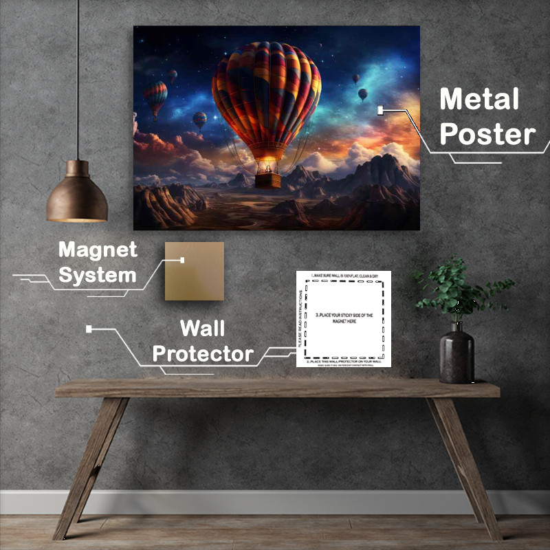 Buy Metal Poster : (Realm of Rainbows Dreamscapes in Color)