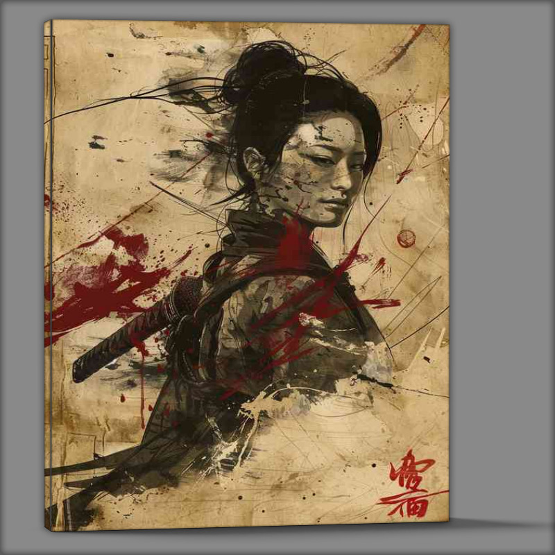 Buy Canvas : (Lady warrior full poster)