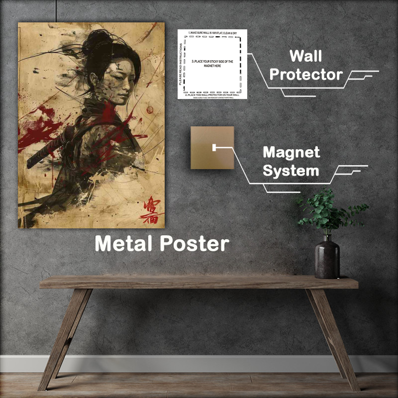 Buy Metal Poster : (Lady warrior full poster)