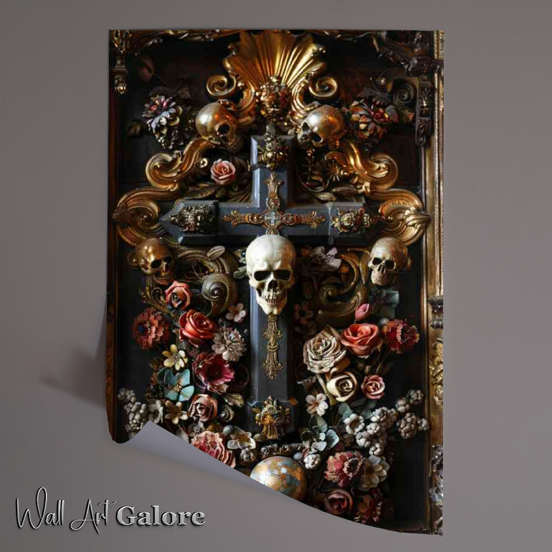 Buy Unframed Poster : (Large talisman with a crucifix in the middle)