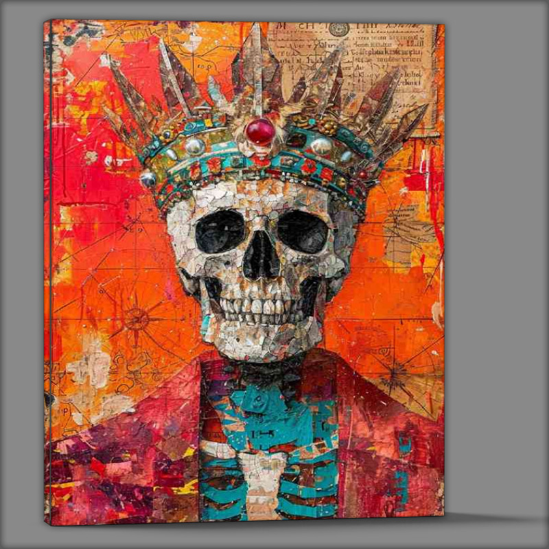 Buy Canvas : (Skull face king of the skelletons)